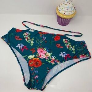 Rosegal Floral Swim Bottoms